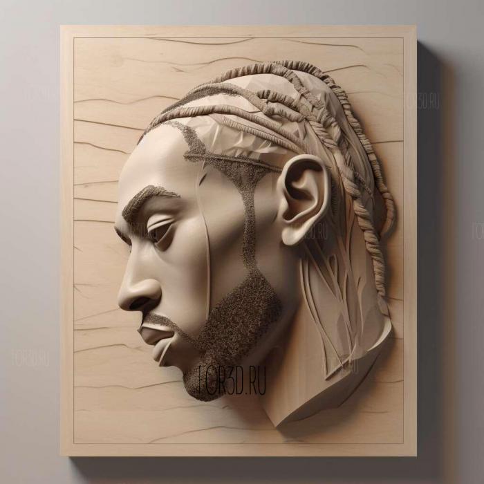 Kawhi Leonard 4 stl model for CNC